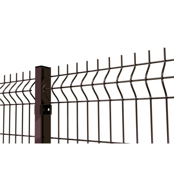 Panel brązowy fi4 150cm. Ogrodzenie brązowe.