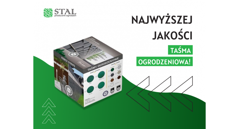 Osłonowe taśmy na ogrodzenia i balustrady